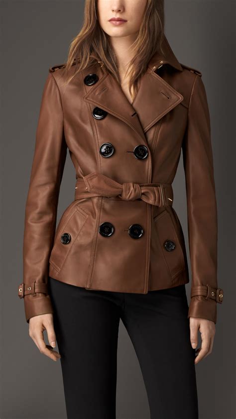 burberry lederjacke krokodil|burberry leather jacket for women.